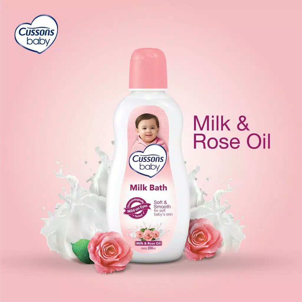 CUSSONS BABY MILK BATH SOFT &amp; SMOOTH 200ML