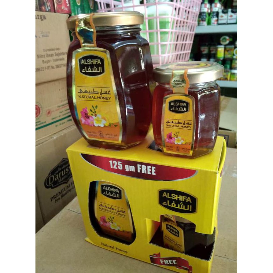 

Madu Alshifa Paket Promo 500 Gr+125 Gr