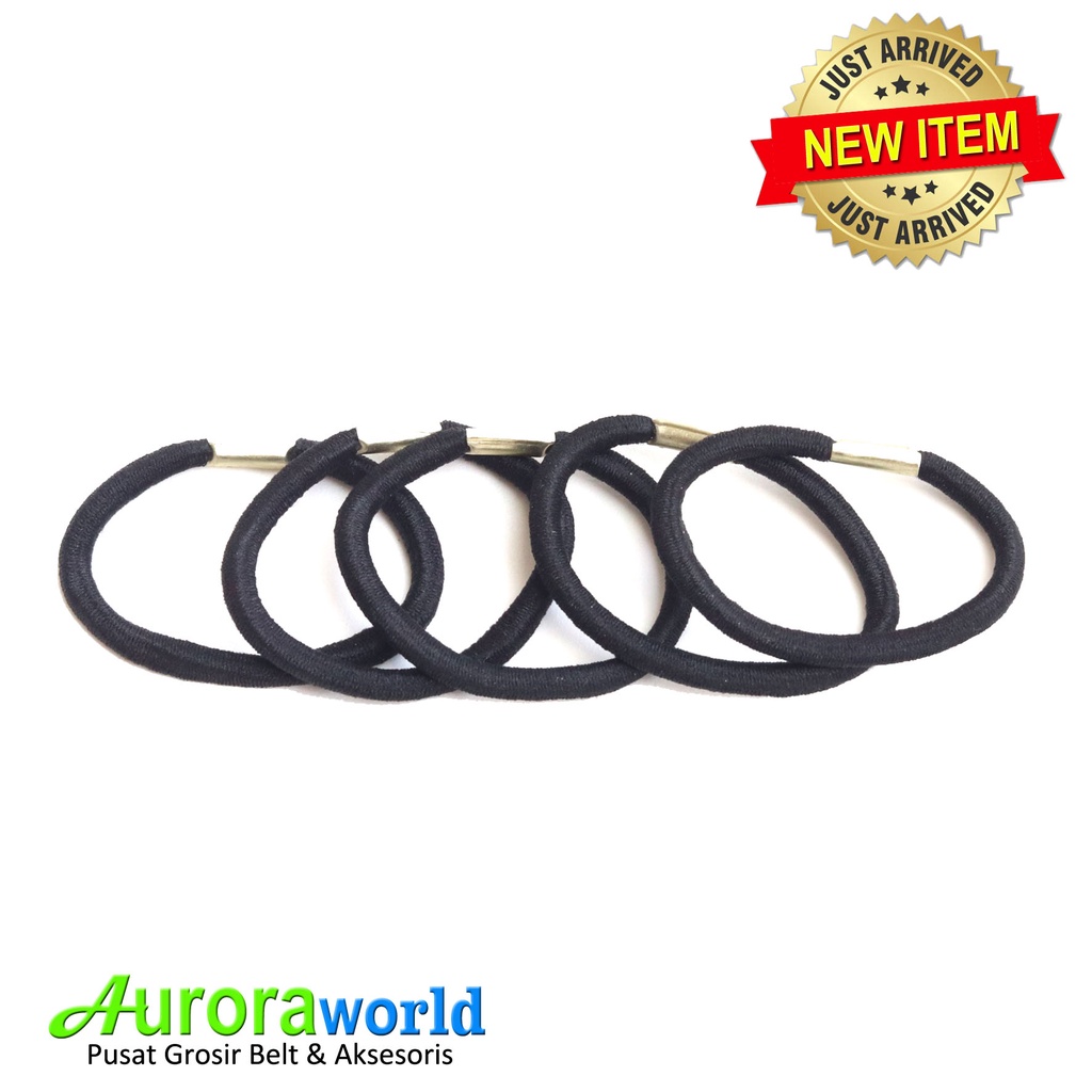 Auroraworld 5 pcs ikat rambut hairband warna warni