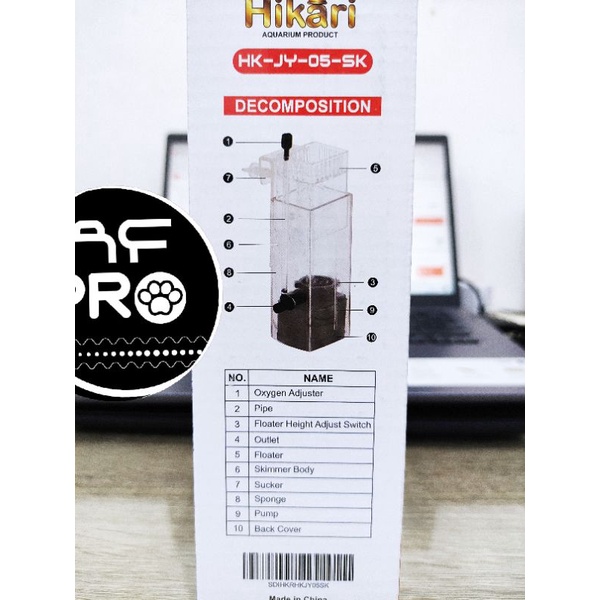 Promo murah pompa aquarium skimmer HIKARI SURFACE SKIMMER HK JY 05SK