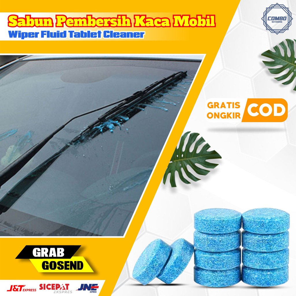 Tablet Cairan Pembersih Kaca Mobil Sabun Wiper Fluid Windscreen Cleaner