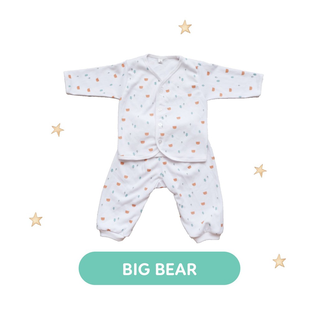 COTTONSEEDS BABY LONG SLEEVE PAJAMAS SET