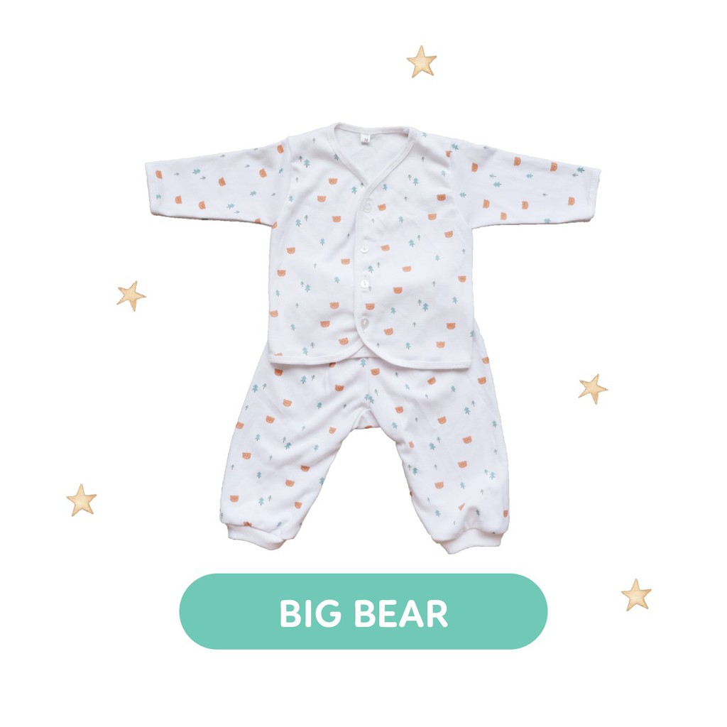 COTTONSEEDS BABY LONG SLEEVE PAJAMAS SET