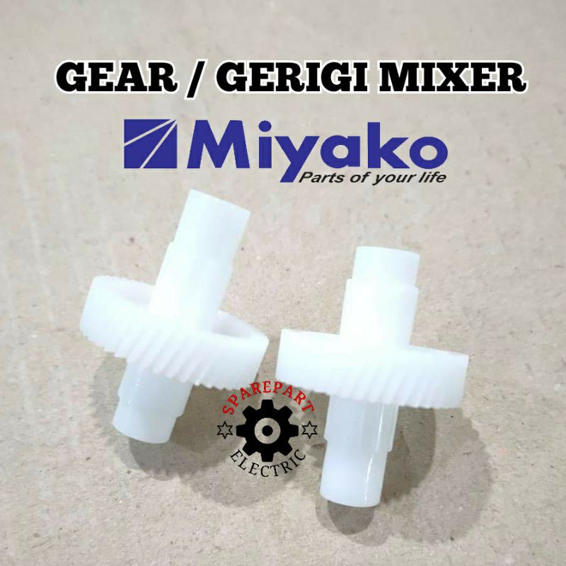 GEAR GIGI MIXER MIYAKO HM 620 650 SM 625 ORIGINAL PART SEPASANG