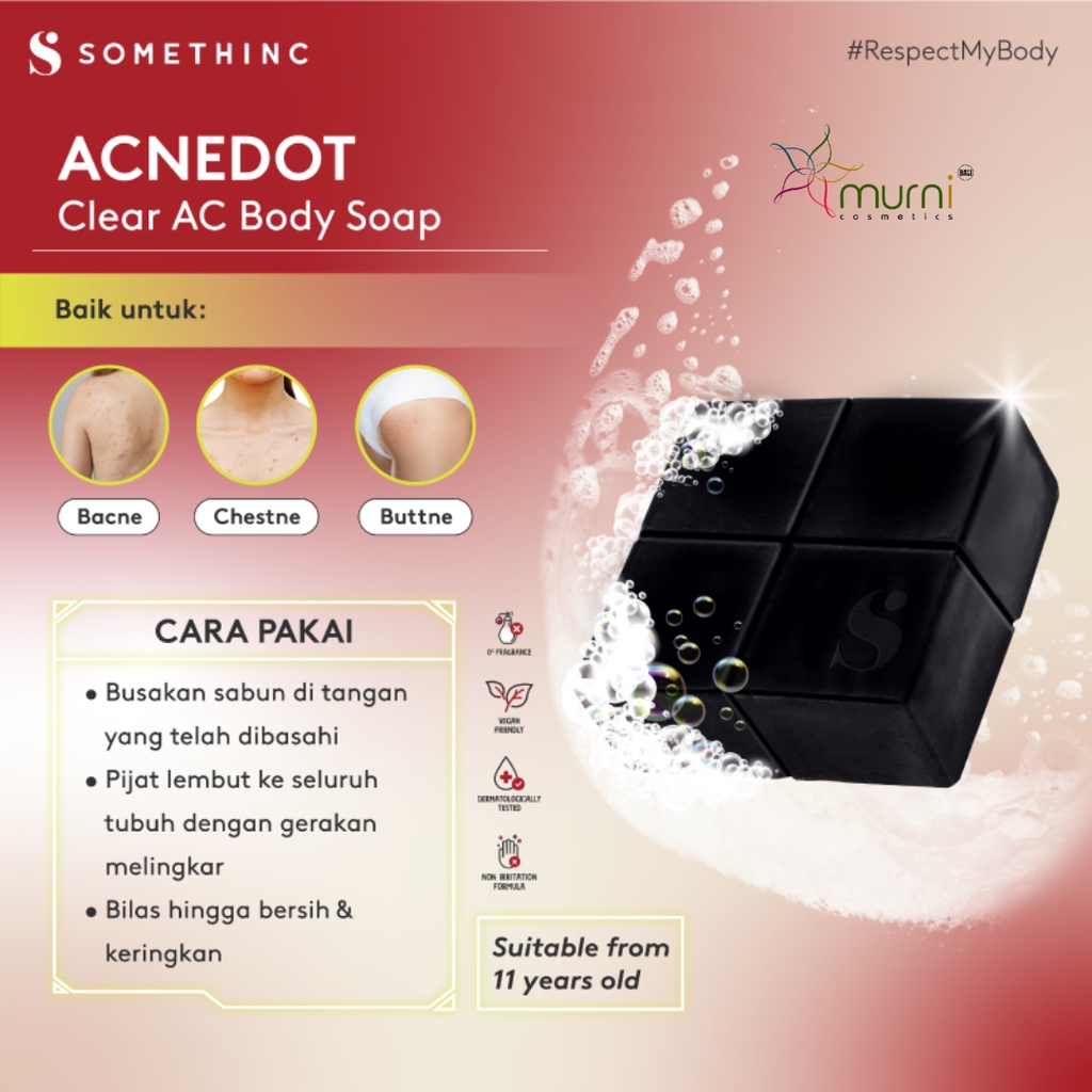 SOMETHINC ACNEDOT CLEAR AC BODY SOAP 80GR