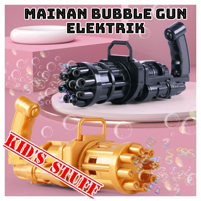 AZ Mainan Bubble Gun PISTOL Tembakan Gelembung Bubble Elektrik Trend Tiktok