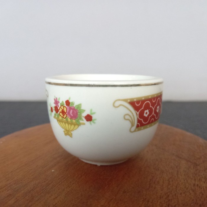 CENTE / CANGKIR CINA / SLOKI KERAMIK JM KEMBANG - 60 CC