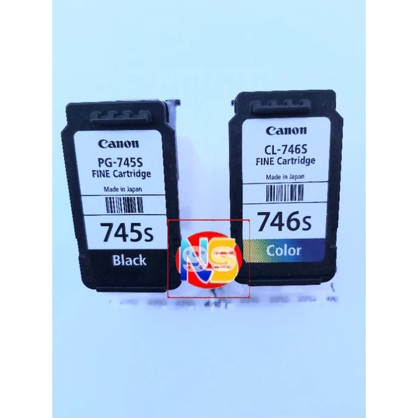 Cartridge canon 745s PG 745S black & 746s CL 746S color kosongan (tinta kosong / habis) Paket