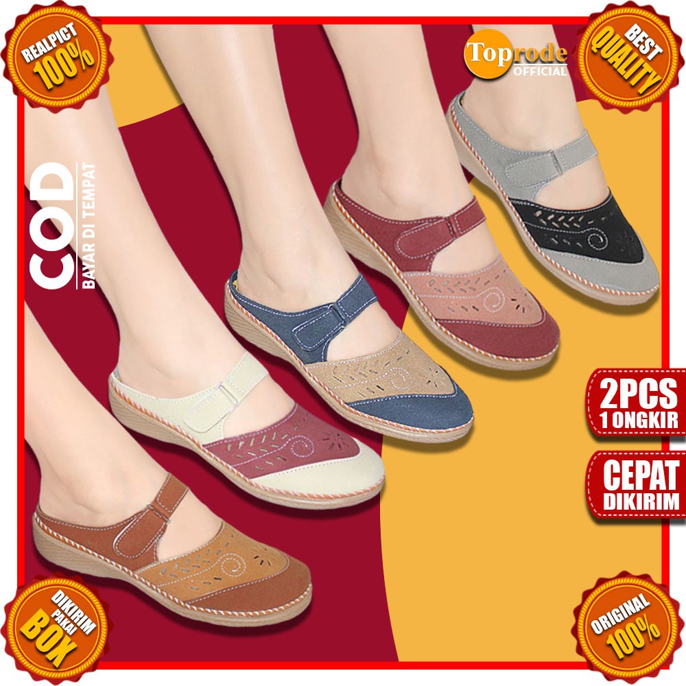 [OD01] SANDAL WEDGES WANITA TALI SENDAL FASHION TERBARU SLOP SELOP SLIP KEKINIAN CEWEK MURAH PLATFORM SIMPLE DEWASA KONDANGAN