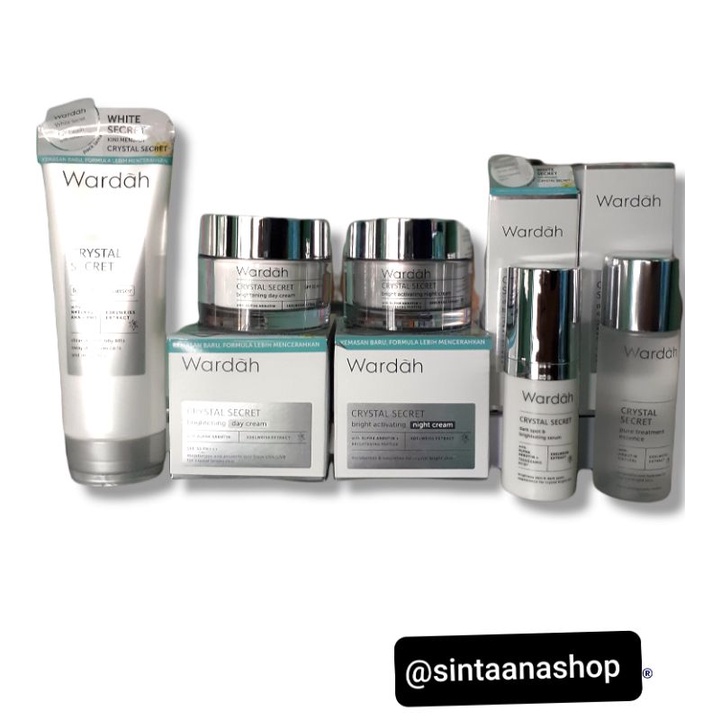 Wardah Crystal Secret Paket Lengkap | Wardah Skincare White Secret