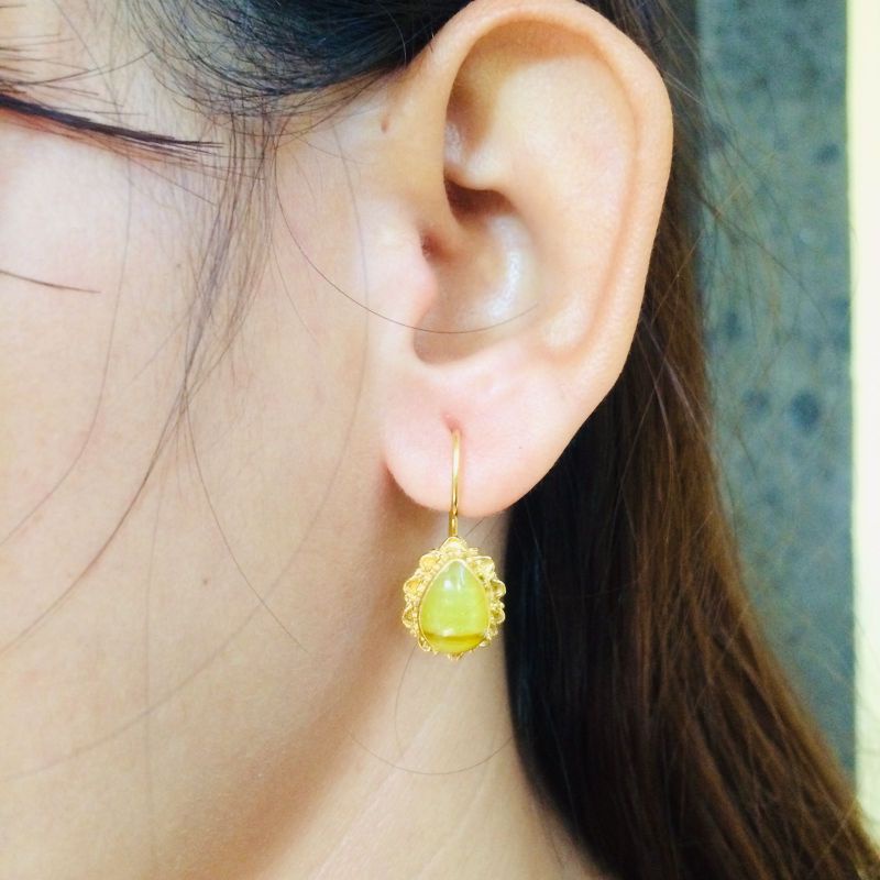 anting tetes Bun Bali rasin