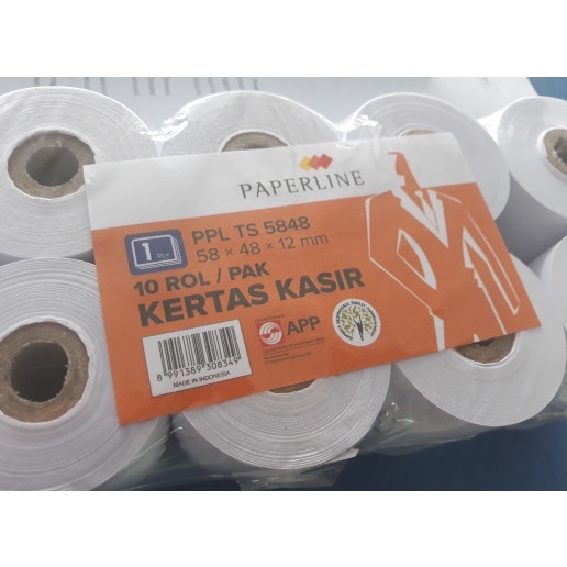 

Kertas struk 58x48x18 paperline 1ply