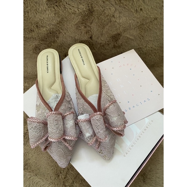 Valencia By Enrica Eliza Mules Rosegold Size 40