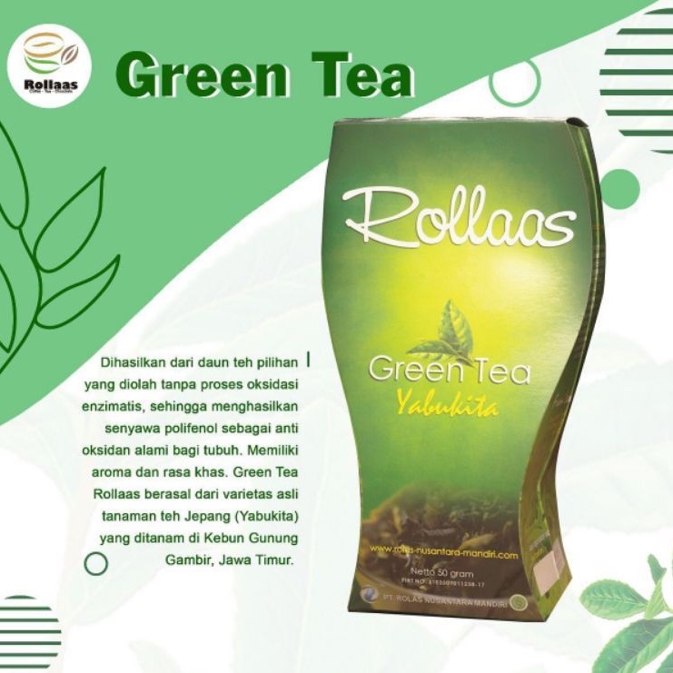 

Teh Hijau / Teh Diet / Teh Herbal / Green Tea Original 50 gram