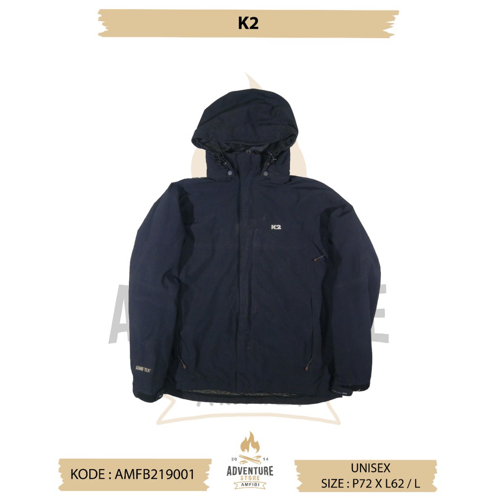 K2 GORETEX Jaket Gunung Outdoor Waterproof Windproof AMFB249017