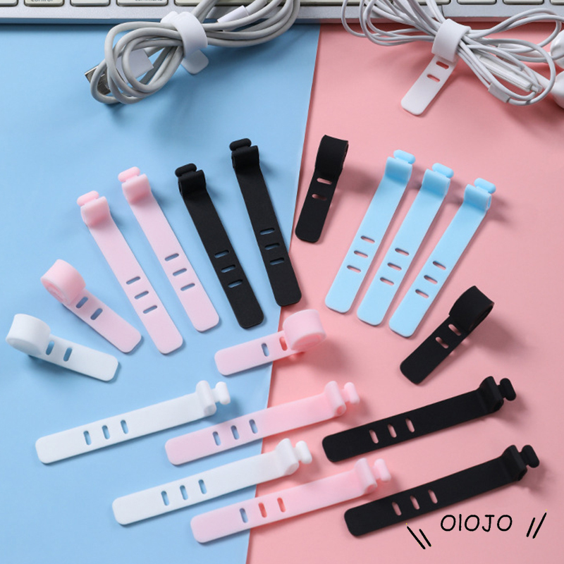 Aksesori Penggulung Kabel Silikon USB Jalur Data Earphone Mouse Keyboard Kabel Pemegang Kabel Pelindung Pengisian Pengisi Daya Kawat Organizer-ol