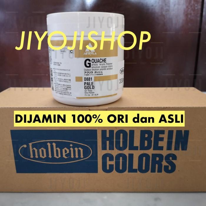 

STOK BARU! CAT HOLBEIN PRADA JEPANG D881 PALE GOLD - CAT PRADA EMAS ACRYLIC ORI ALAT LUKIS MURAH MERIAH AL7