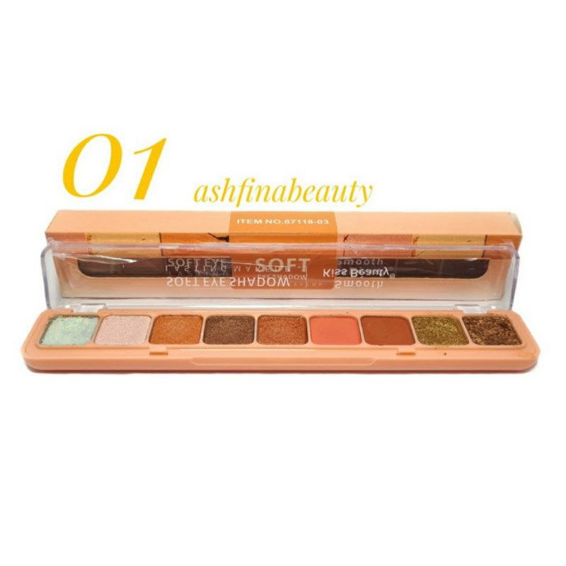 EYESHADOW KISS BEAUTY SOFT LASTING MAKE UP