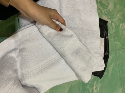 Raishacollection Handuk Mutia Tanggung Warna Putih Uk. 50x100 Cm