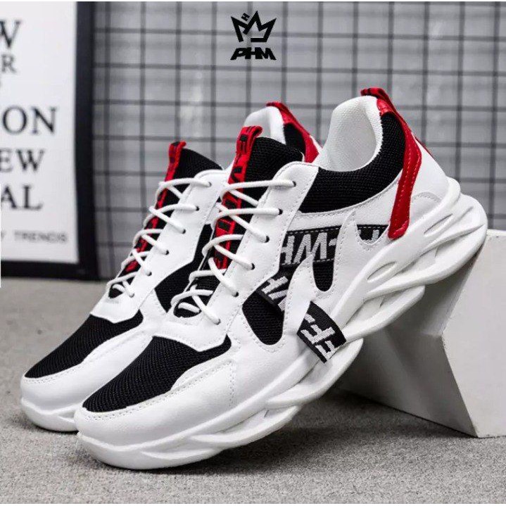 SEPATU / SNEAKERS PRIA LAKI LAKI COWOK PUTIH IMPORT BERKUALITAS
