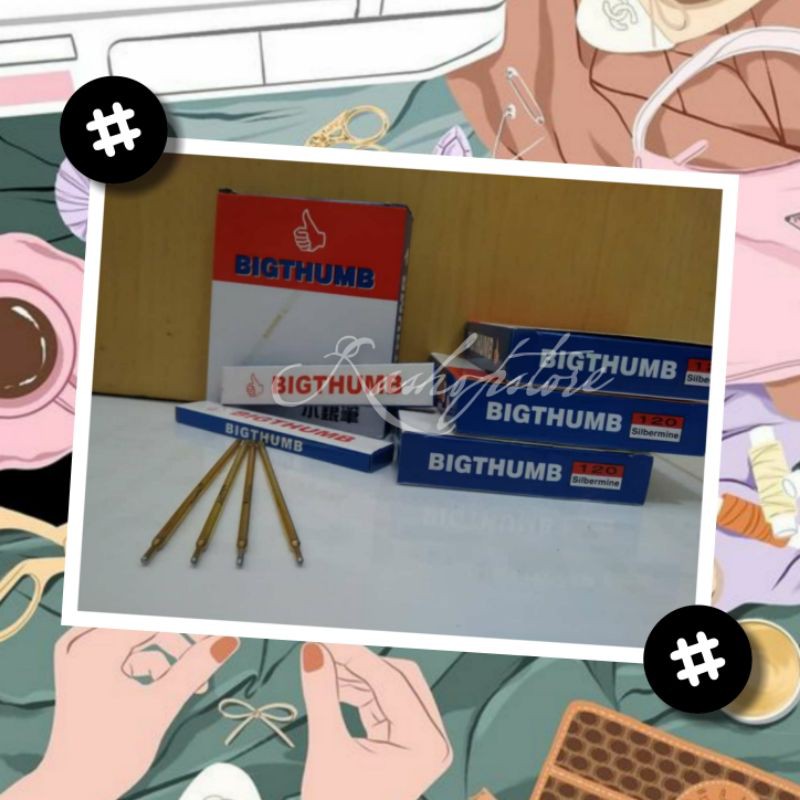 

Jual Pena Silver Refill untuk Pola Kulit/ Lesther/ Sintetis/ Spon Per Lusin Isi 12pcs Terlaris