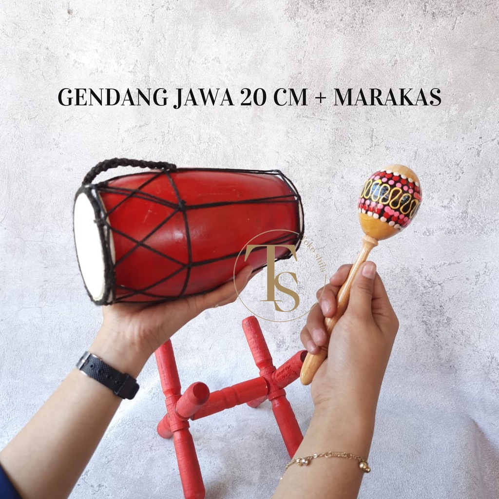 Mainan Edukasi Anak Gendang Jawa Mainan kendang murah Alat Musik Tradisional  Murah