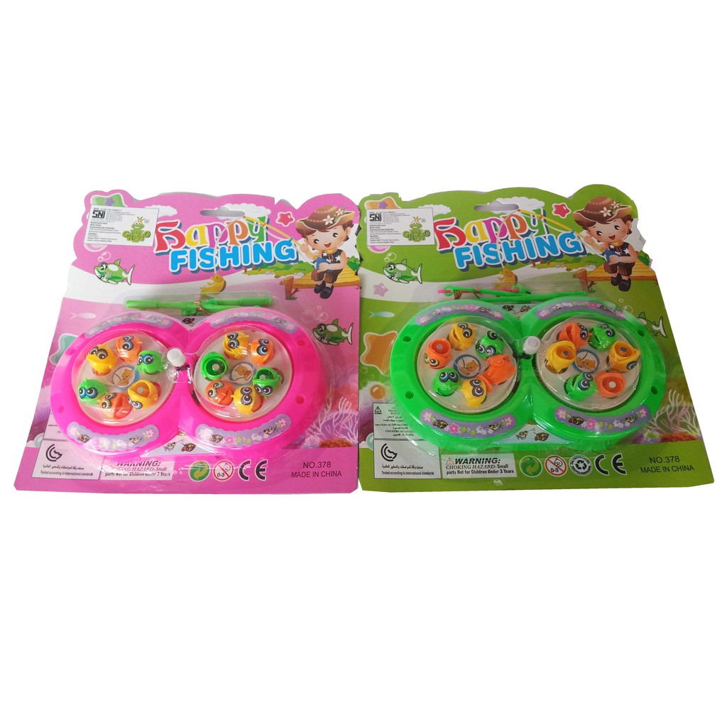 Pancing Pancingan Ikan Magnet Mini Berputar Fishing Game