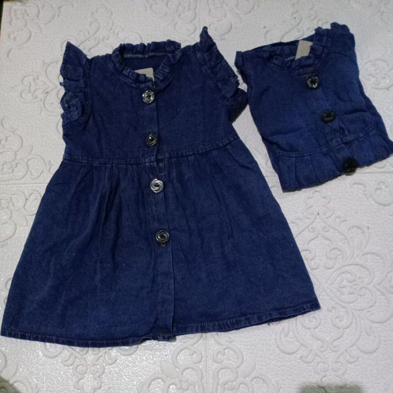 DRESS JEANS ANAK/DRESS FANESA ANAK