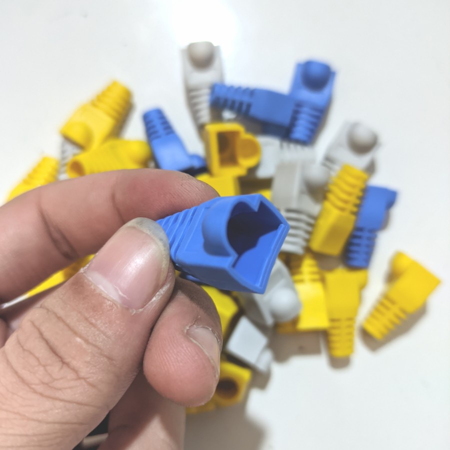 Plugboot RJ45 Eceran Satuan Penutup Kepala Kabel LAN