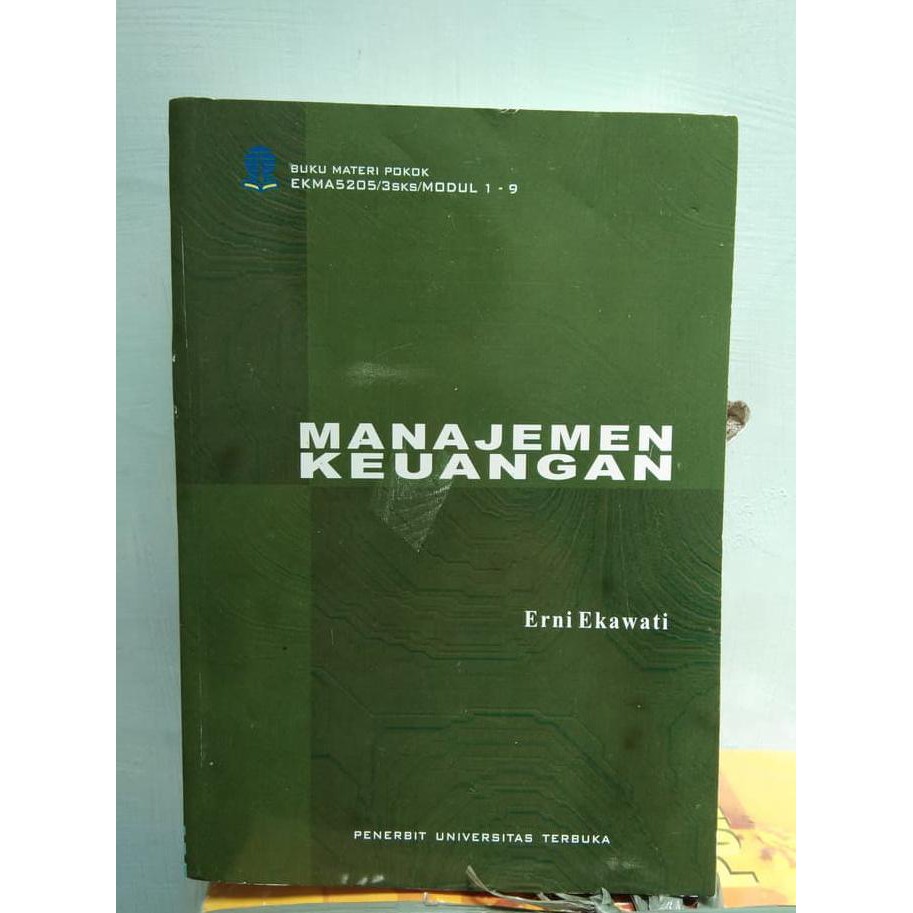 Jual Ini Buku Materi Pokok Manajemen Keuangan Erni Ekawati Shopee