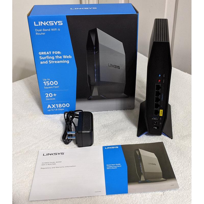 Linksys E7350 Dual-Band AX1800 WIFI 6 Wireless Router E 7350 AX 1800