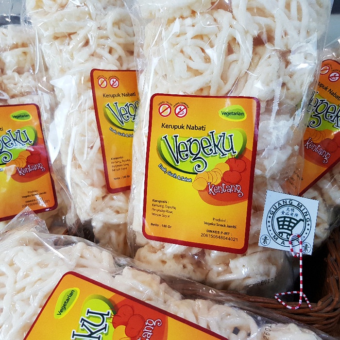 

Q1254521 Kerupuk - Krupuk Keriting Mini Vegeku Vegetarian & Vegan Dw51Sqs