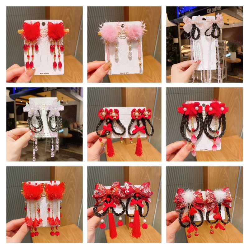 SET JEPIT RAMBUT CHINA HANFU MODEL FASHION ANAK