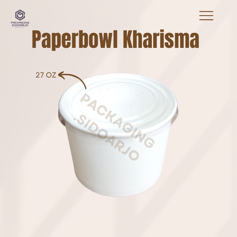 

paperbowl kharisma 27oz