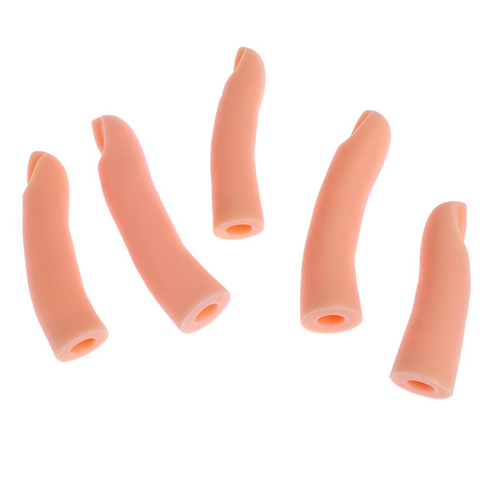 Needway Fake Fingers Flexible Untuk Alat Nail Art Akrilik Gel Model Praktek