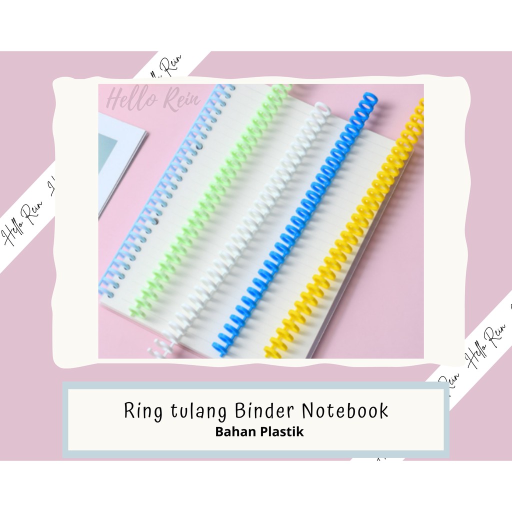 

Ring tulang Binder Notebook Hello Rein