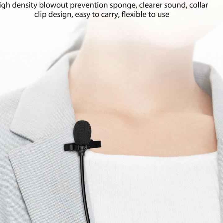 (MURAH BANGET) Microphone Mic Clip On Wireless Mic UHF ULtra High Frequency clip on wireless Smartph