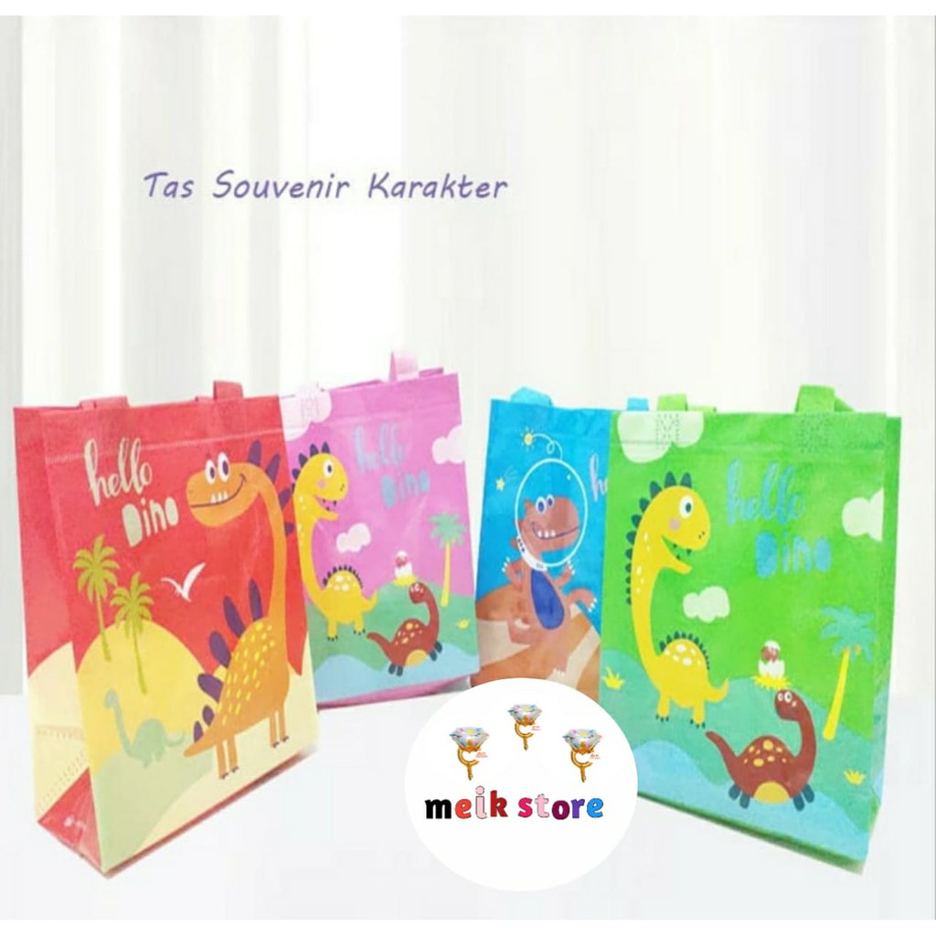 

Tas Souvenir Ulang Tahun Anak / Tas Ultah Dinosaurus / Goodie Bag