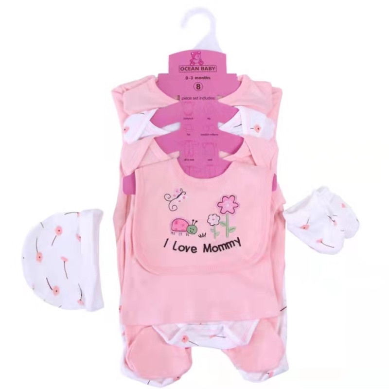 BABY K2 - Bodyset Baby 8 in 1 Motif Mommy