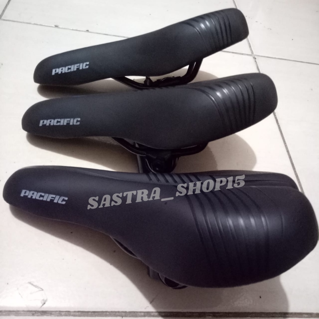 Jok Sadel Saddle Sepeda Pacific Gunung Mtb Fixie Empuk Busa Tebal Murah