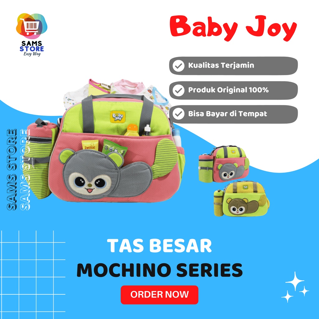 Tas Selempang Jinjing Bayi Perlengkapan Travelling Anak Bayi Besar Jumbo + Tempat Botol Susu Double 