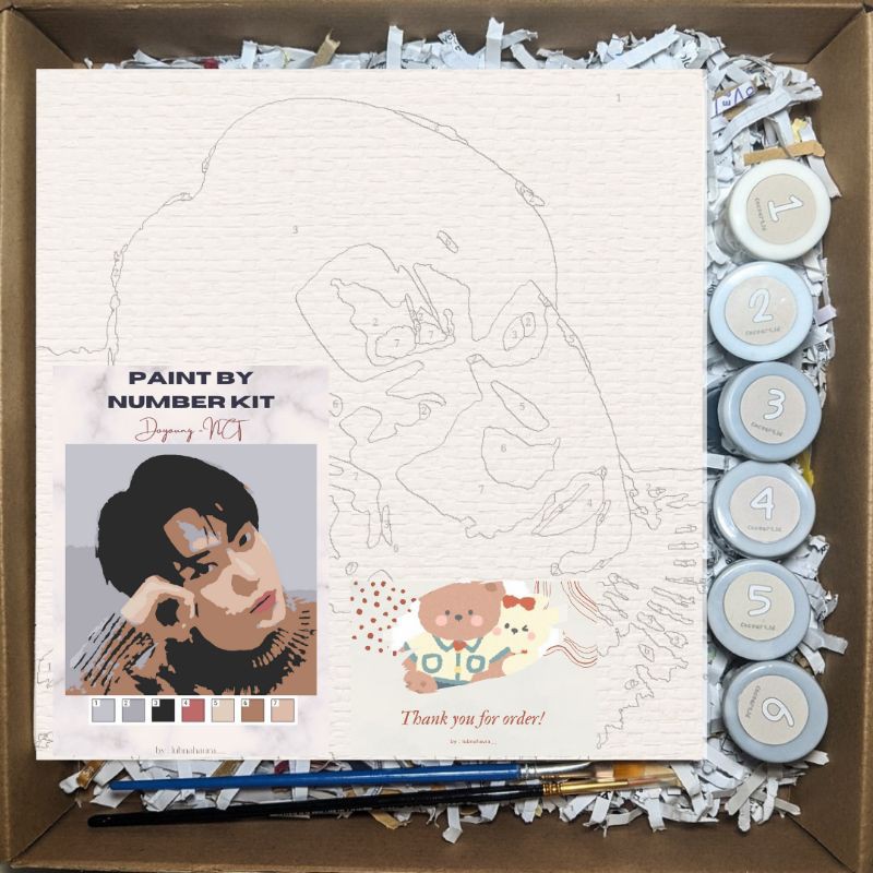 

Paint By Number [Doyoung - NCT] | Painting Kit Kanvas | Kit lukis + freebies (on the last page)