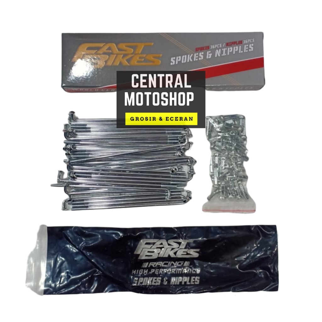 Jari Jari Crome Fast Bikes Original Ukuran Lengkap 89,120,130,154,157,164,172,184 Ring 14,16,17,18,19