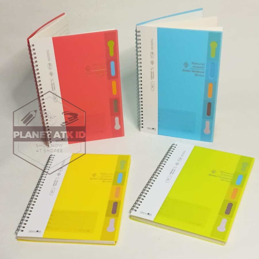 

Notebook Spiral B5-80/Buku Spiral/Ring Book/Diary/Agenda/Planner