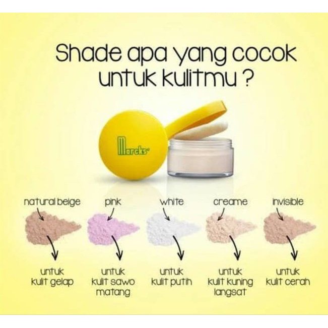 Bedak Marcks Beauty Powder - Bedak Tabur Marcks