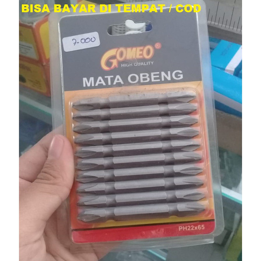 MATA BOR OBENG GOMEO / MATA BOR KEMBANG OBENG / SCREW DRIVER