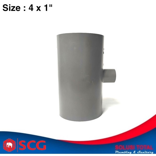TEE 4 X 1 SCG - FITHING PIPA
