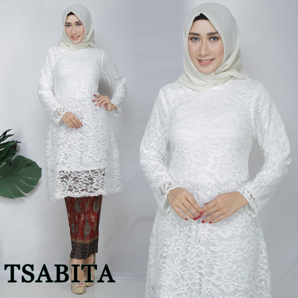 Setelan Kebaya Modern Longcape Brukat / Tunik Brukat / Kebaya Kurung Brokat