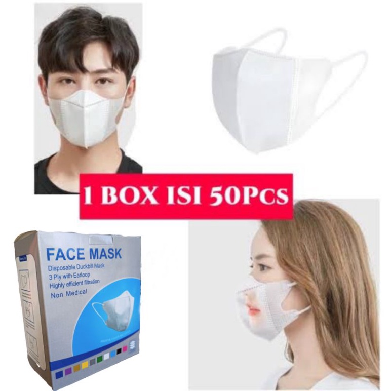 Masker Duckbill 50 pcs