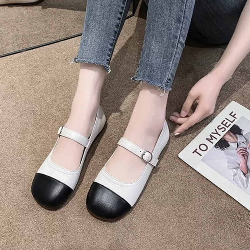 RYX - Pastel Duality Sepatu Slip-On Wanita Fashion Casual - Ori Import